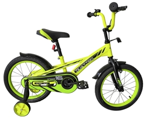 Велосипед TECH TEAM Quattro 12  неоновый зеленый - фото 77851