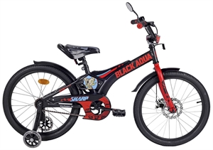 Велосипед BLACK AQUA Sharp 12  черно-красный KG1210 - фото 77871