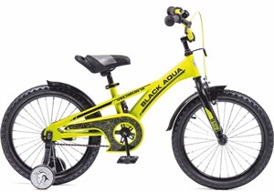 Велосипед BLACK AQUA Velorun 16  1s лимонный KG1619 - фото 77873