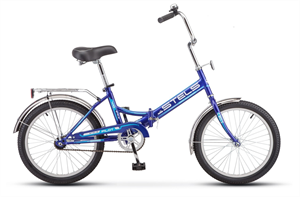 Велосипед STELS 410 20  складной синий - фото 77895