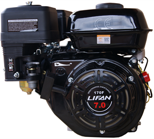 Двигатель бензиновый LIFAN 170F (7 л.с. 19мм) - фото 78084