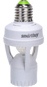 Датчик движения Smartbuy инфракрасный E27, 60Вт, IP20 (sbl-ms-010) - фото 78903