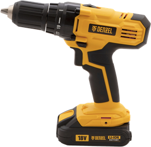 Дрель-шуруповерт аккумуляторная CDL-IB-18-02, Denzel, 26113 - фото 79409