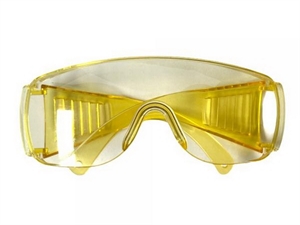 Очки KUMA защитные открытого типа с боковой вентиляц. желтые, 112002 - фото 79695
