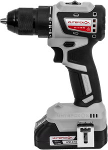 Аккумуляторная дрель ИНТЕРСКОЛ ДА-13/18В 50 бесщет. двиг. - фото 79812