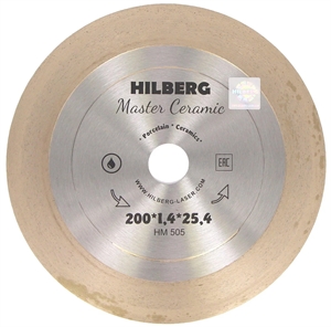 Диск алмазный Hilberg HM505 отрезной Master Ceramic 200*25,4 мм - фото 80230